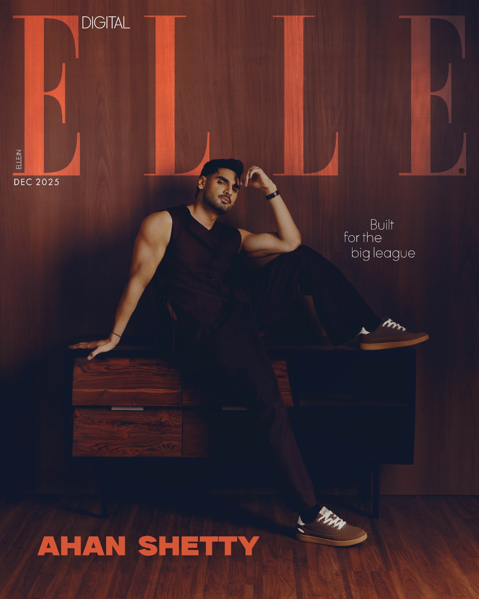 Ahan Shetty in subversive tailoring: ROSANI Forme Vest and wide-leg trousers for modern masculinity.